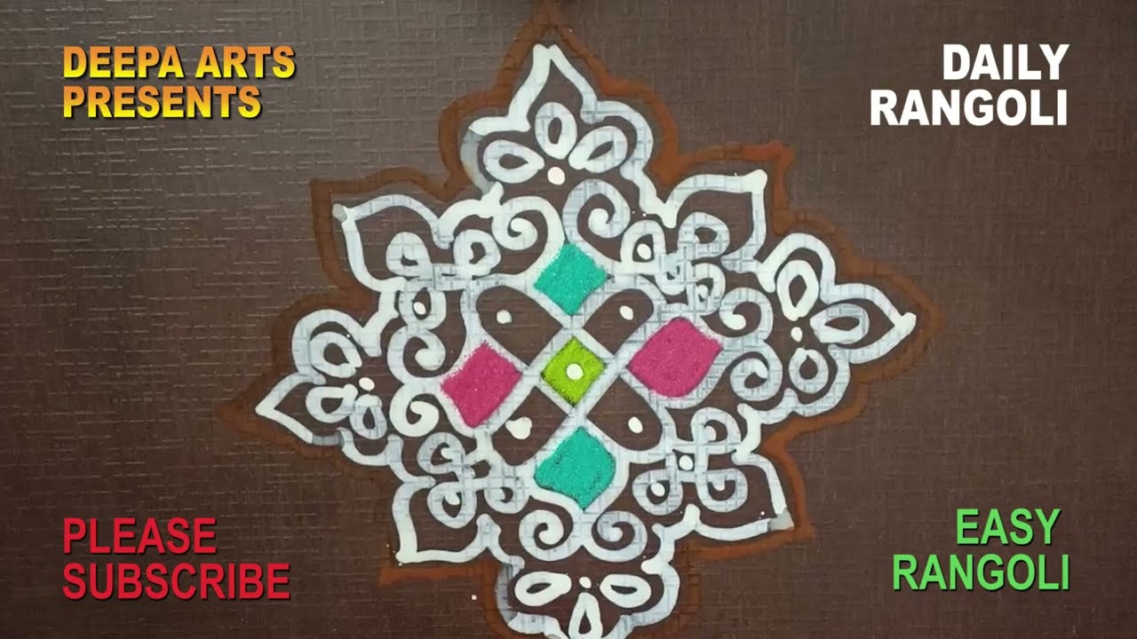 Deepa Arts Daily Easy Rangoli