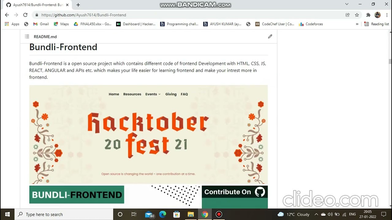 Bundli-Frontend Description - Project Admin - Ayush Kumar