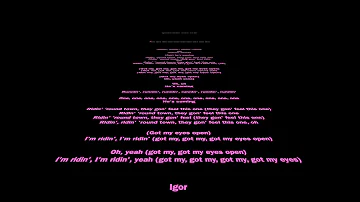 Tyler the Creator -  IGOR'S THEME Lyrics