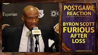 Byron Scott Furious After Lakers Loss, 'Bonehead Plays,' 'Lack Of Focus Terrible'