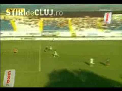 U Cluj Otelul Galati 2 1 Stiri De Cluj Flv Youtube