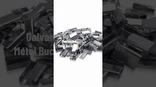 #packagingstraps | Galvanized Metal Buckles for PET Strapping | High Hardness Not Easy to Deform