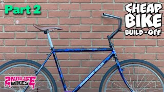 Cheap Bike Build Off  Diamondback Traverse Restoration   parts bin Commuter bike build vintage MTB