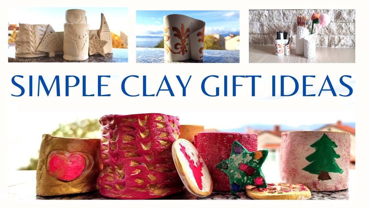 AIR DRY CLAY ** DIY GIFT IDEAS ** Gifts People Actually Want *BEST* 