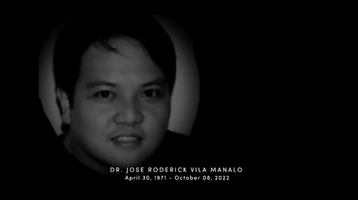 TRIBUTE TO DR. J. RODERICK V. MANALO, MY BROTHER AND BESTFRIEND.