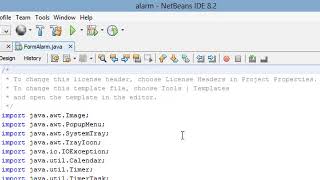 Cara membuat aplikasi Alarm dengan aplikasi Java netbeans