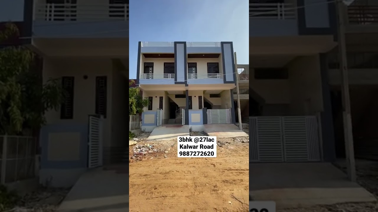 3bhk Villa Available At Kalwar Road Jaipur More Details:-9887272620 