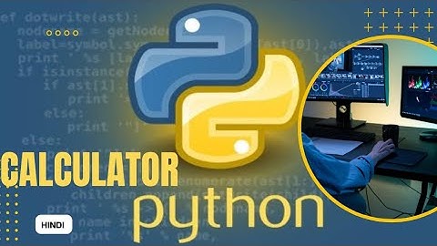 Python tutorial || calculator program using if and else|| [Hindi]
