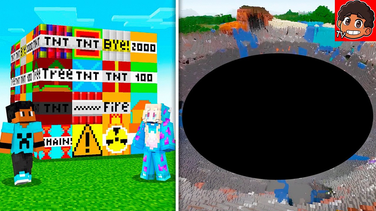 Testei TNTS SECRETAS que foram BANIDAS do Minecraft!