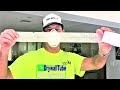 Drywall taping and mudding a water damage ceiling repair and wall repair