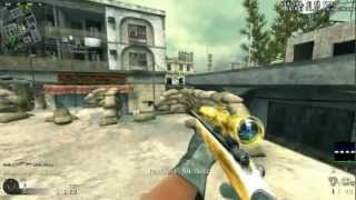 COD4 custom golden guns : M40 R700 AK74 AK47 M4
