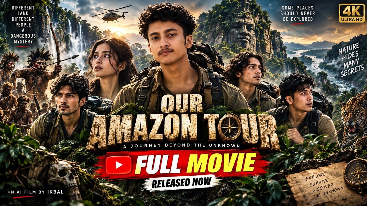 ⁣OUR AMAZON TOUR | FULL AI ADVENTURE MOVIE 🌿🔥🎥#OurAmazonTour #AIMovie #AmazonAdventure #AmazonJungle