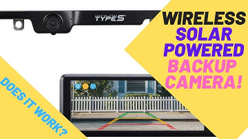 Review: Costco TYPE S Backup Camera Wireless + Solar Powered W/ 6.8" Monitor