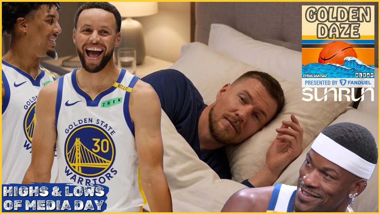 Yaxel Lendeborg Meets Stephen Curry While Kristaps Porziņģis Misses Golden State Warriors Media Day