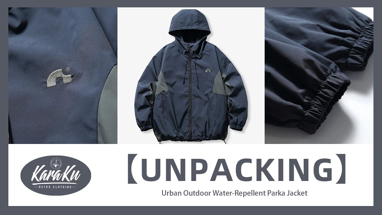 🎥【UNPACKING】Urban outdoor 撥水機能付きカラーブロッグマウンテン