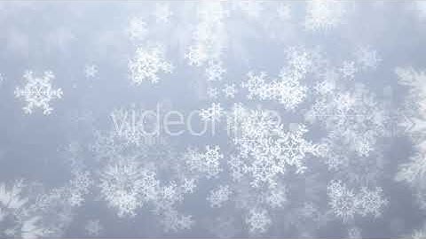 Snow Flakes Background | Motion Graphics - Envato elements