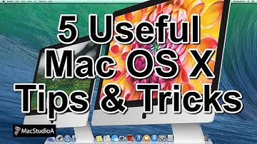 Tips and Tricks Mac OS X Mavericks and Yosemite