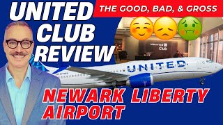 United Club -Newark Airport Term. C: The Good Bad & GROSS #unitedairlines #newarkairport #airport