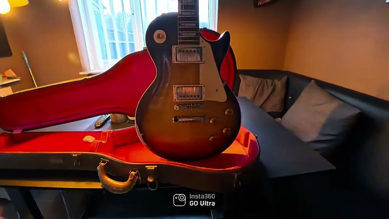 Gibson Les Paul ultra heavy aged Murphy lab R9 kindred burst unboxing