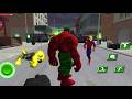 3D Monster Superhero Battle Rescue the City | Incredible Red Hulk Survival Fight - Android GamePlay