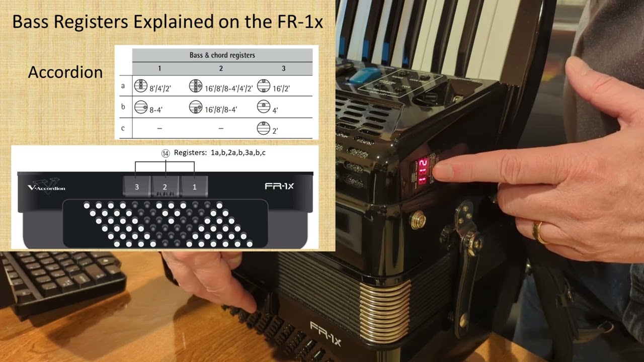 Bass Registers Explain on the Roland FR-1x