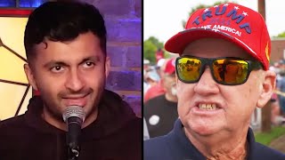 Comedian Flips the Script on Dense Trump Supporter