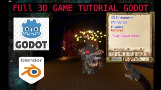 Build a full 3D fps in Godot as fast as possible. Tutorial for beginners.