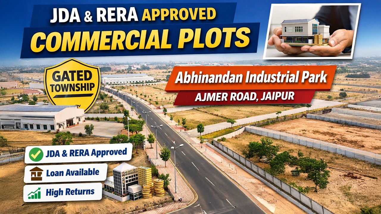 JDA & RERA Approved Commercial Plots with gated township at Ajmer Road Jaipur