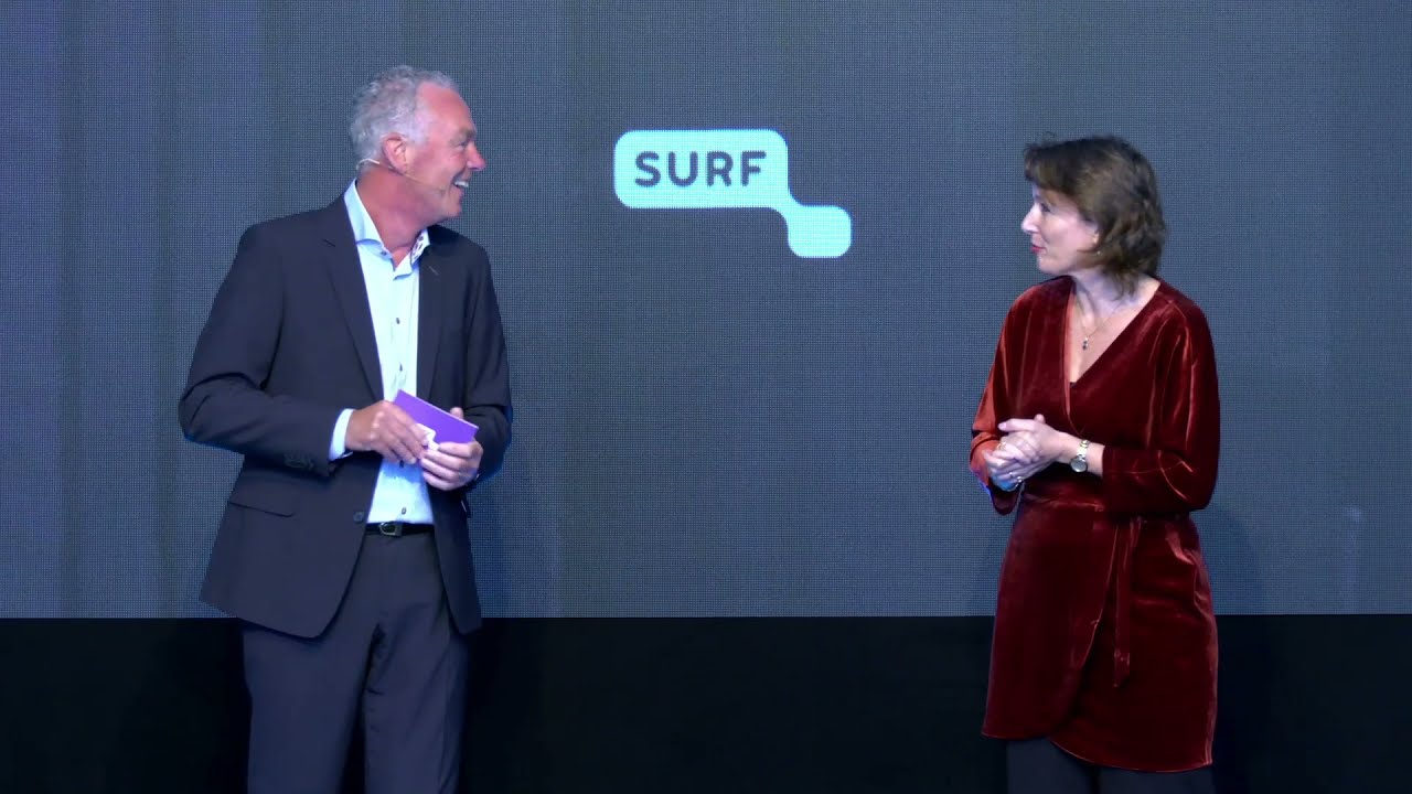 Opening Snellius door Peter Michielse en Jet de Ranitz (SURF)