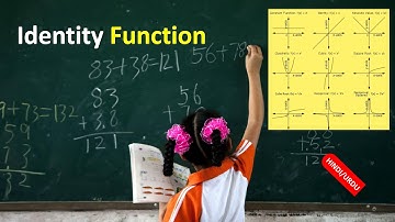 What is an Identity Function | Graph of Identity Function HINDI URDU