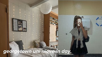 first day of classes @ georgetown university 💐+ mini move in vlog