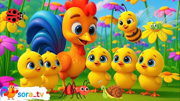 🍀🐔🌸 BÀI HÁT: GÀ TÒ TE VÀ ĐÀN GÀ CON LÔNG VÀNG KHÁM PHÁ THẾ GIỚI CÔN TRÙNG 🌷🐥🌼