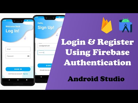 Login and Register app using Firebase in Android Studio 2023