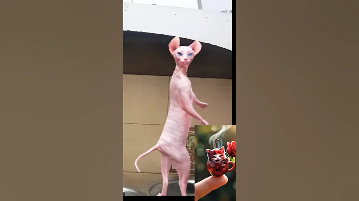 Watch the video about Dancing Sphynx Cat = 100% Laugh 😂🔥 | Viral Short