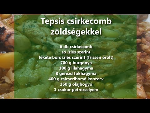 Videó: Csirkecomb Zöldségekkel, Leveles Tésztában