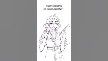 Animating My OC Ny | Frame by Frame Timelapse 🎬 #animation #timelapseart #animeoc #ocanimation