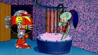 Death Egg Robot Drops By Squidwards House