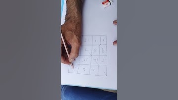Incredible Math Trick: The 4x4 Magic Square Mystery #braintest #brainlearning #education