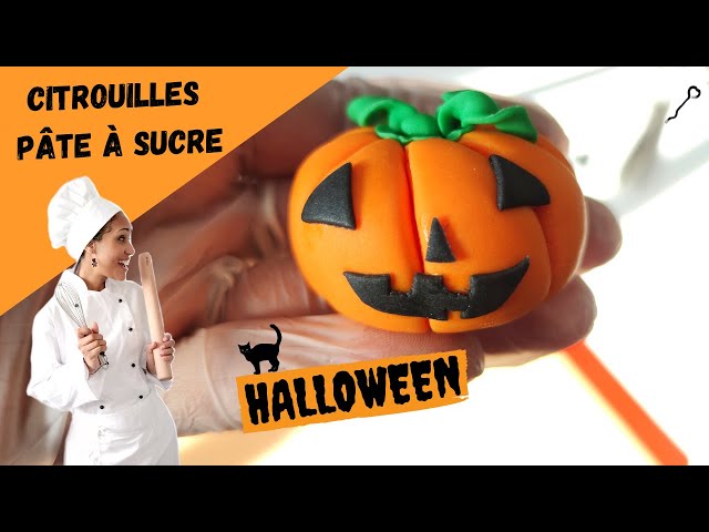 Comment faire des citrouilles en pâte à sucre - Halloween : Il