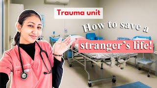 TRAUMA rotation as a student doctor CPR cricothyroidotomy IV access and more