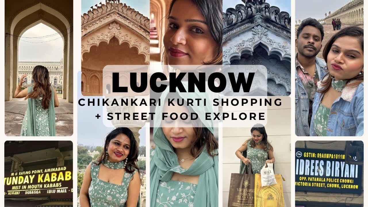 First Time in Lucknow 😍 Famous Kebabs, Street Food & Shopping | Odia Vlog