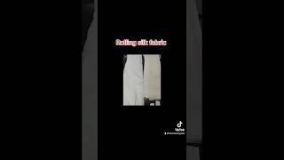 rolling silk fabric