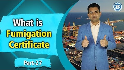 What is Fumigation Certificate, How to get Fumigation certificate in export #GoGlobal Paresh Solanki