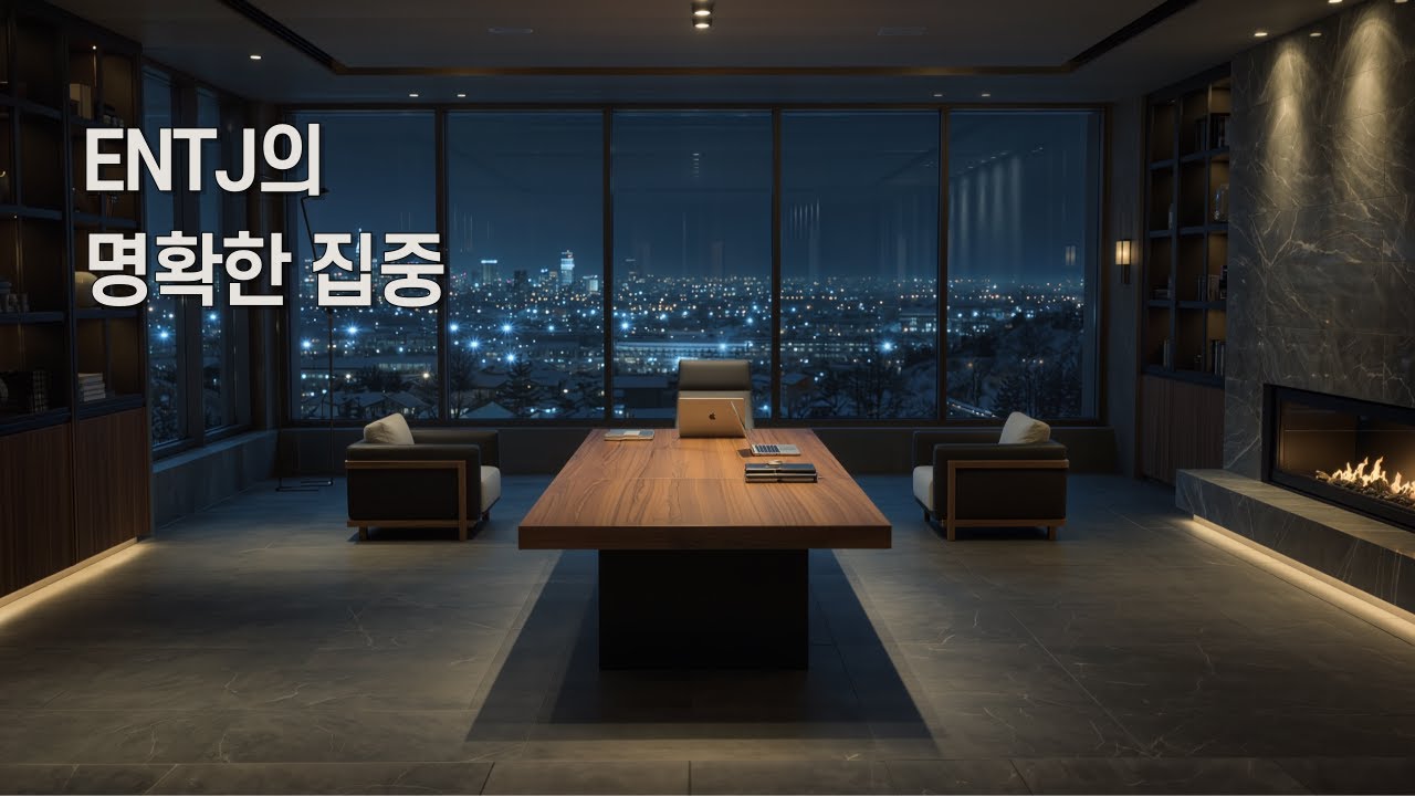 [MBTI 힐링 사운드] ENTJ 겨울 감성,머릿속이 정리되며 집중이 또렷해지는 로파이 ❄️(ENTJ Winter Lofi – Clear Mind, Structured Focus)