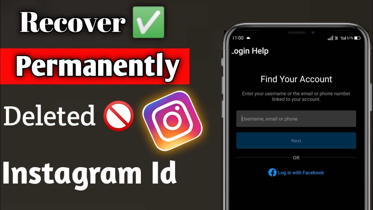 How To Recover Permanently Deleted Instagram Account