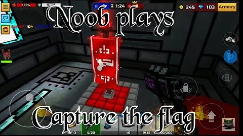 noob plays capture the flag and gets dominated , pg3d noobs | pixel gun 3d |  pixel game 3d |