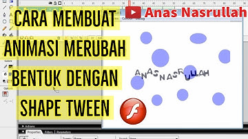 Cara Membuat Animasi Sederhana Merubah Bentuk | Macromedia Flash 8