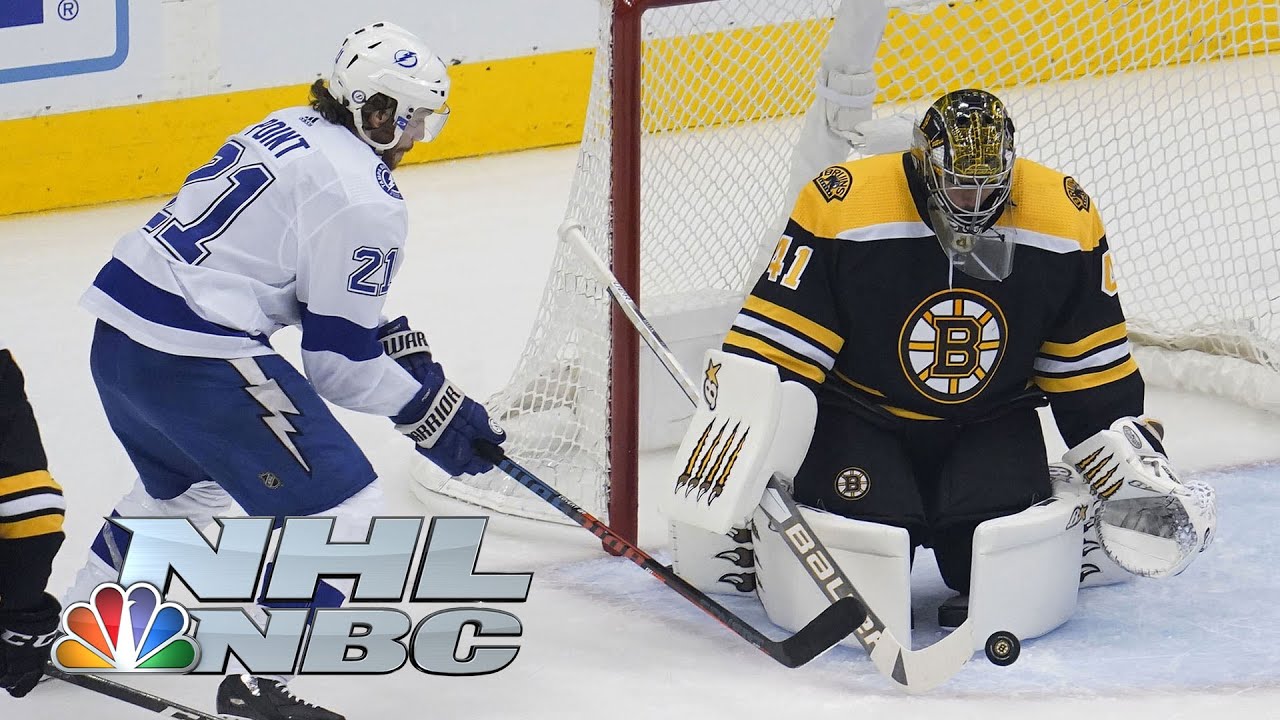 Lightning win in double overtime, eliminate Bruins from playoffs