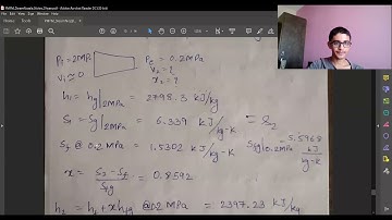 Steam Nozzle - Numerical Example Question Solved for Practice | PMFM Part7 | BITS Goa Mechanical