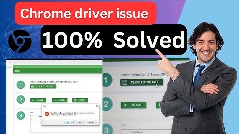Wa Sender 3.3 Chrome driver Error|Contact not found|Your chrome driver & chrome version is not same